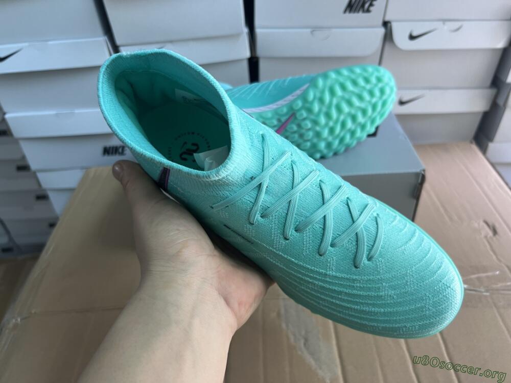 Nike Phantom Luna 2 Elite LV8 TF Football Shoes - Jade/Black/Purple