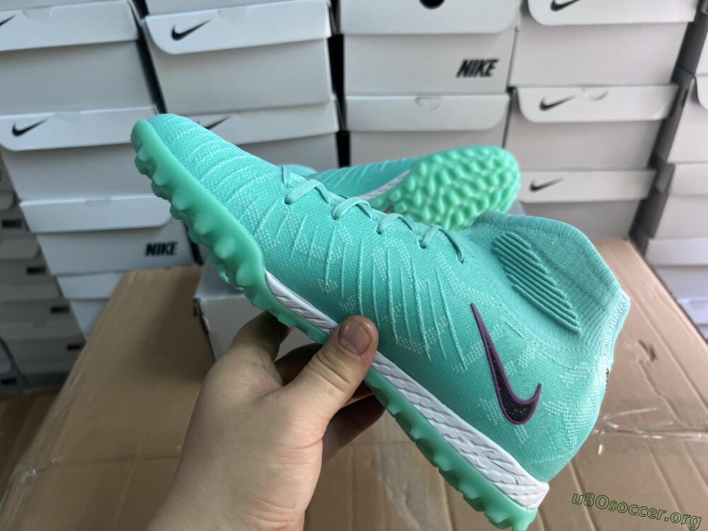 Nike Phantom Luna 2 Elite LV8 TF Football Shoes - Jade/Black/Purple
