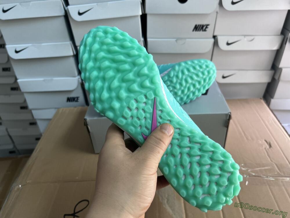 Nike Phantom Luna 2 Elite LV8 TF Football Shoes - Jade/Black/Purple
