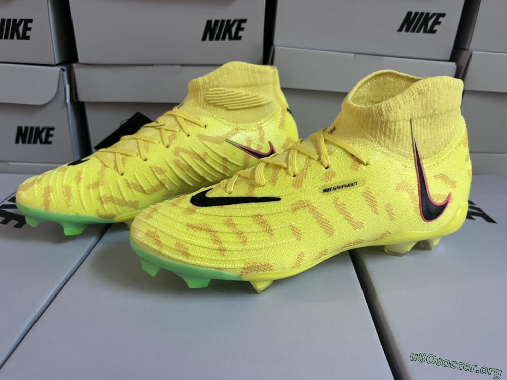 Nike Phantom Luna Elite FG Football Boots - Yellow/Black/Pink