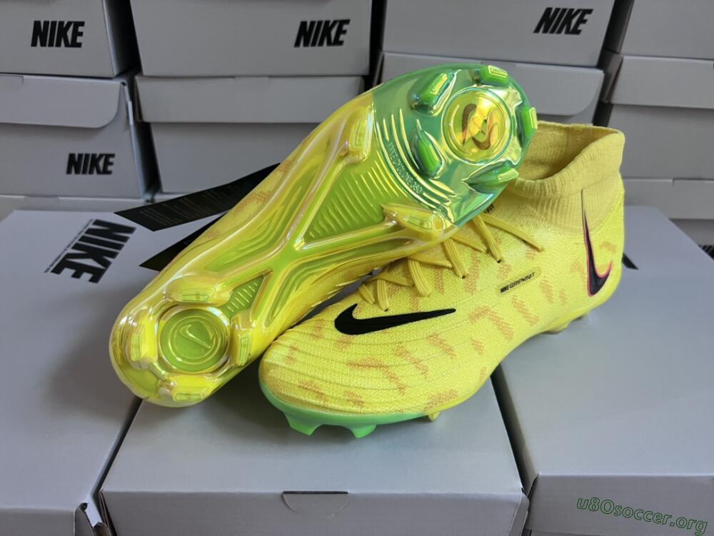 Nike Phantom Luna Elite FG Football Boots - Yellow/Black/Pink
