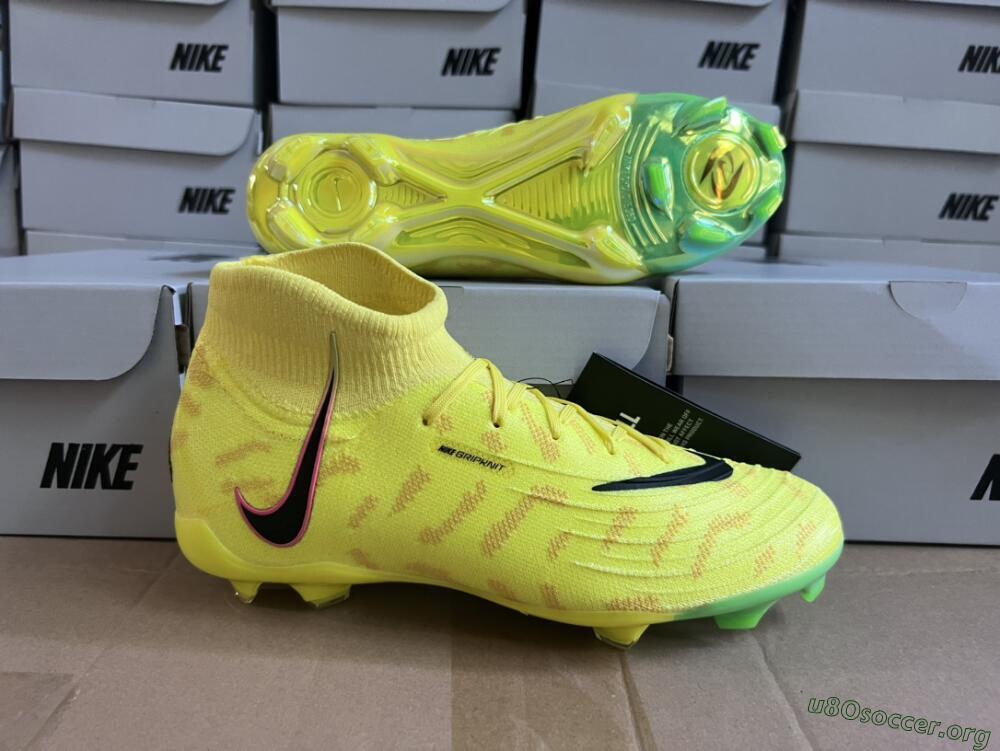 Nike Phantom Luna Elite FG Football Boots - Yellow/Black/Pink