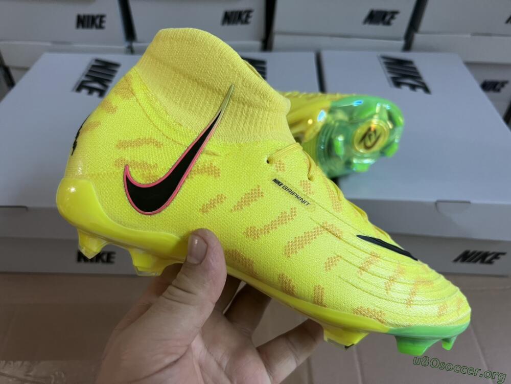 Nike Phantom Luna Elite FG Football Boots - Yellow/Black/Pink