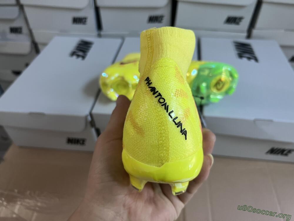 Nike Phantom Luna Elite FG Football Boots - Yellow/Black/Pink