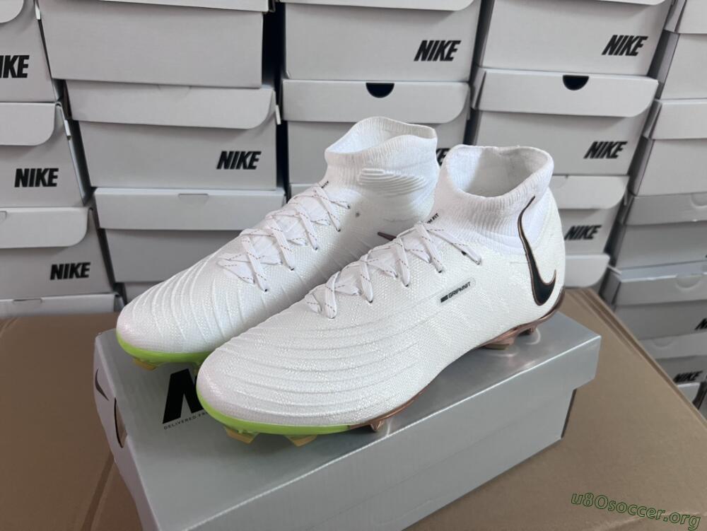 Nike Phantom Luna Elite NU FG Football Boots - White/Gold/Black