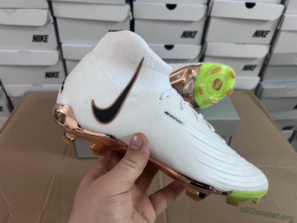 Nike Phantom Luna Elite NU FG Football Boots - White/Gold/Black