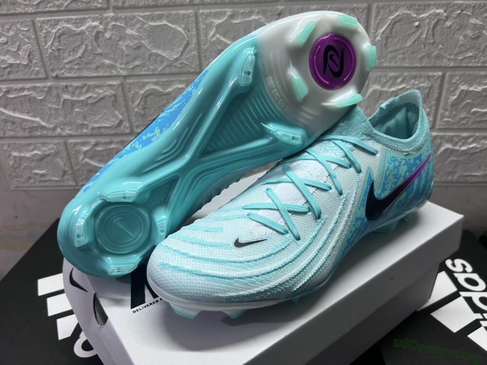 Nike Phantom Luna 2 Elite LV8 FG Football Boots - Jade/Black/Purple