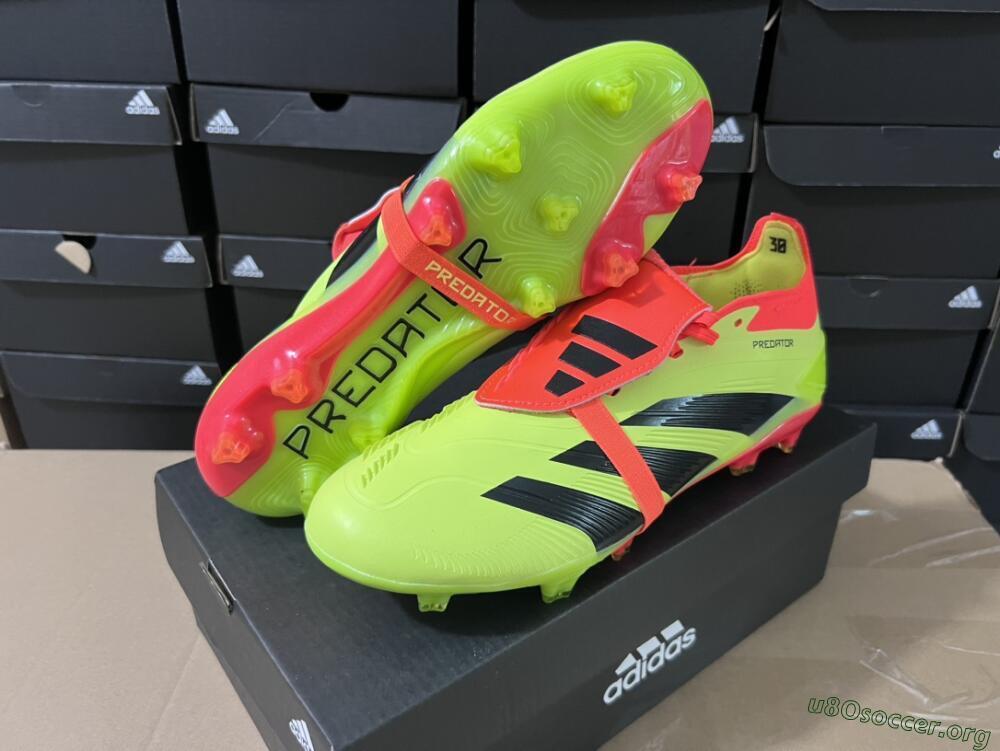 Adidas Predator Elite Foldover Tongue FG Football Boots - Yellow/Black/Red