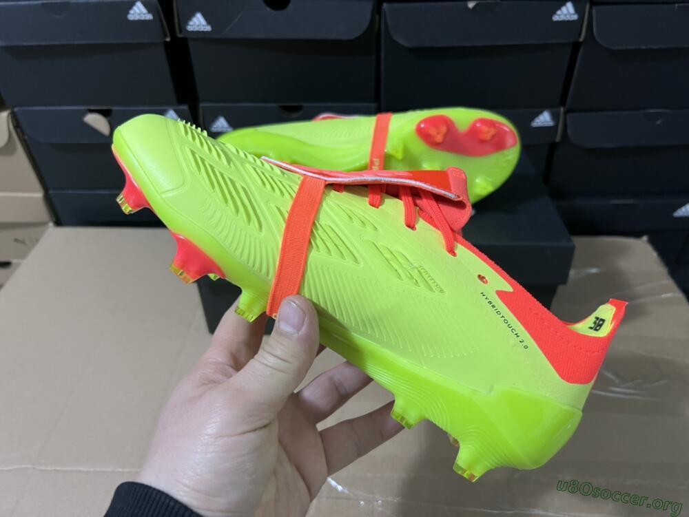 Adidas Predator Elite Foldover Tongue FG Football Boots - Yellow/Black/Red
