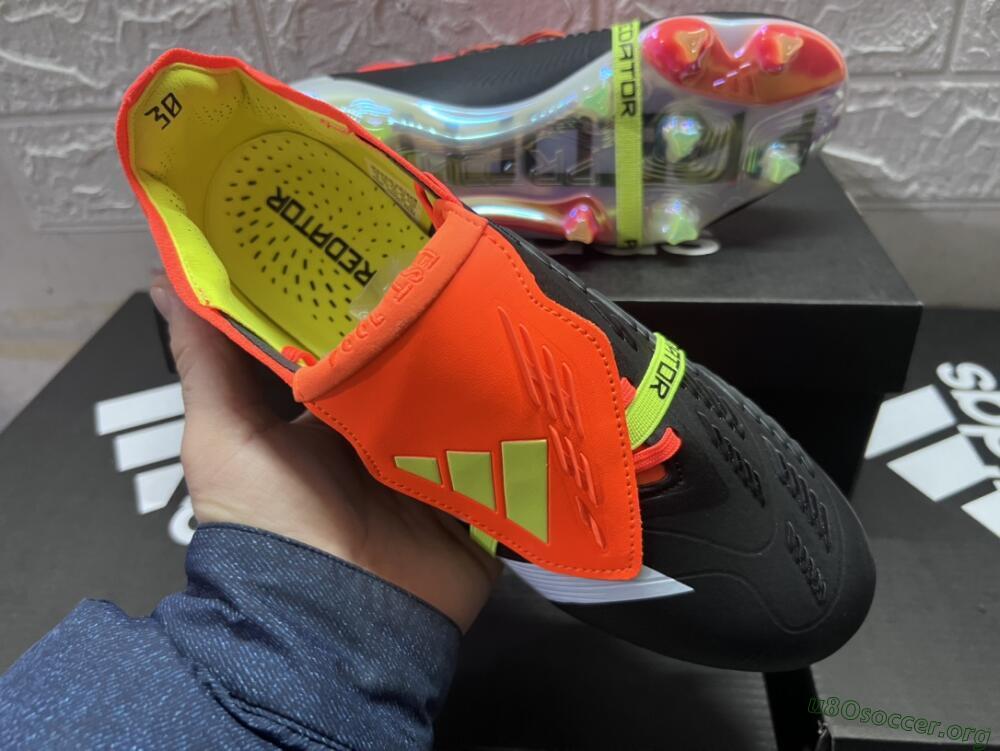 Adidas Predator Elite Foldover Tongue FG Football Boots - White/Black/Red