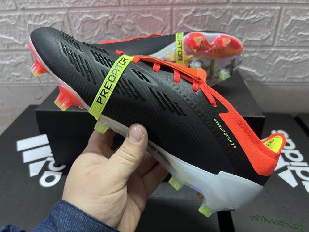 Adidas Predator Elite Foldover Tongue FG Football Boots - White/Black/Red