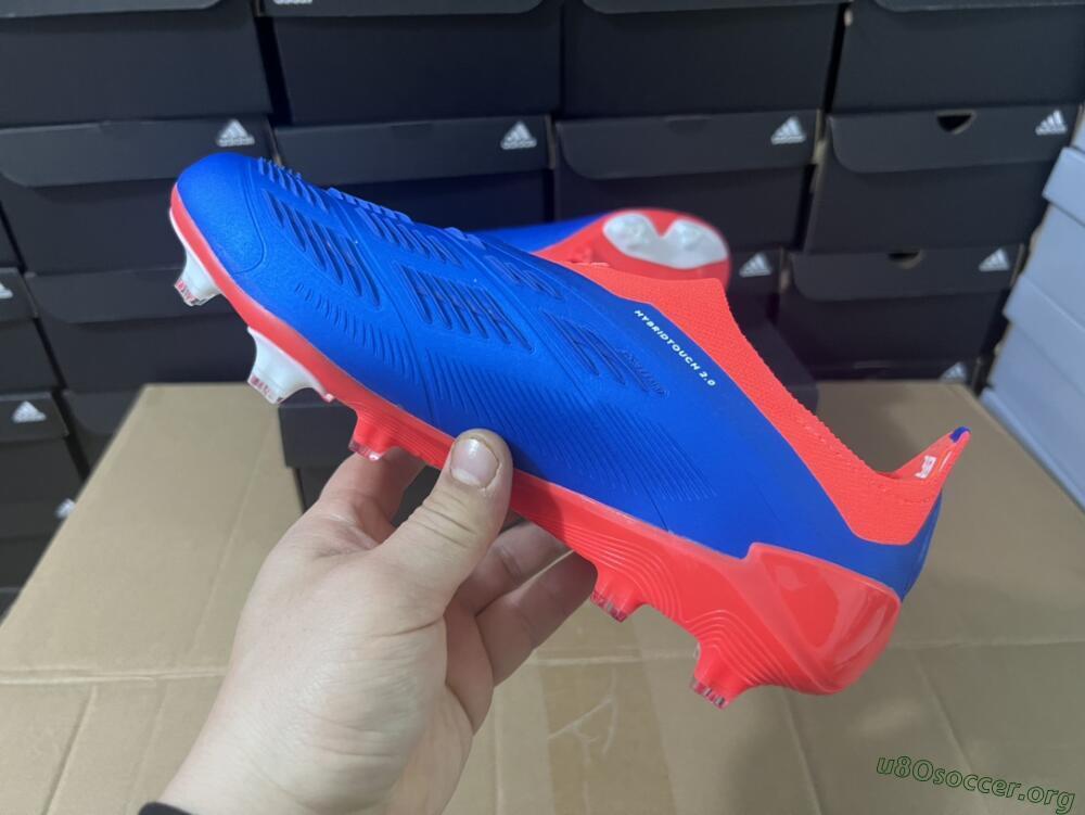 Adidas Predator Elite Laceless FG Football Boots - Blue/White/Red