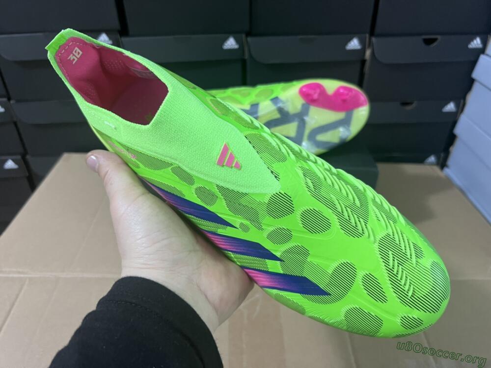 Adidas Predator Accuracy+ FG Football Boots - Green/Purple/Yellow