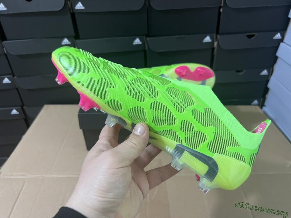 Adidas Predator Accuracy+ FG Football Boots - Green/Purple/Yellow