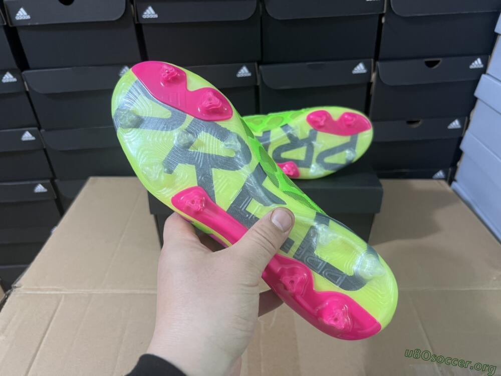 Adidas Predator Accuracy+ FG Football Boots - Green/Purple/Yellow