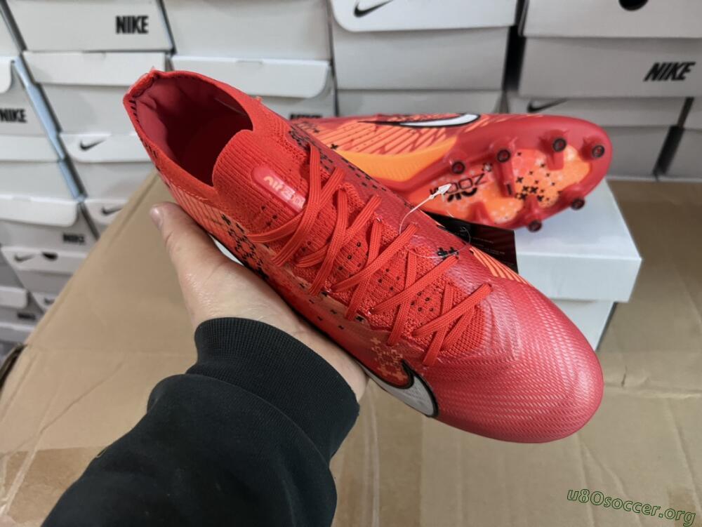 Nike Air Zoom Mercurial Vapor 15 Elite AG Football Boots - Red/White/Black