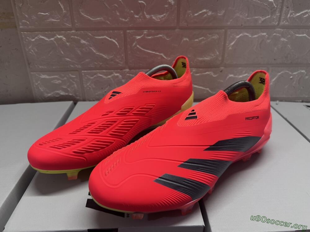 Adidas Predator Accuracy+ FG Football Boots - Red/Black/Blue