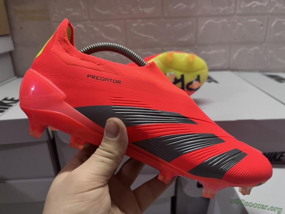 Adidas Predator Accuracy+ FG Football Boots - Red/Black/Blue