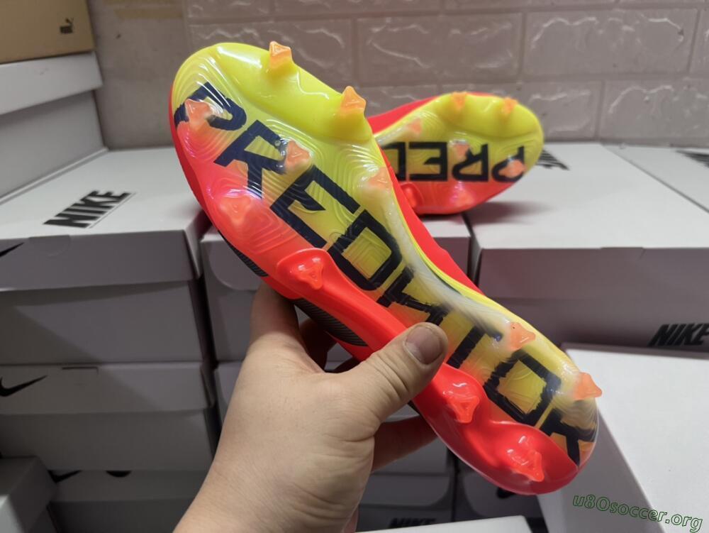 Adidas Predator Accuracy+ FG Football Boots - Red/Black/Blue