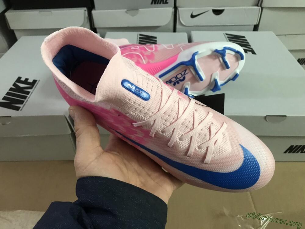 Nike Air Zoom Mercurial Superfly 9 Elite FG Football Boots - Pink/Blue/White