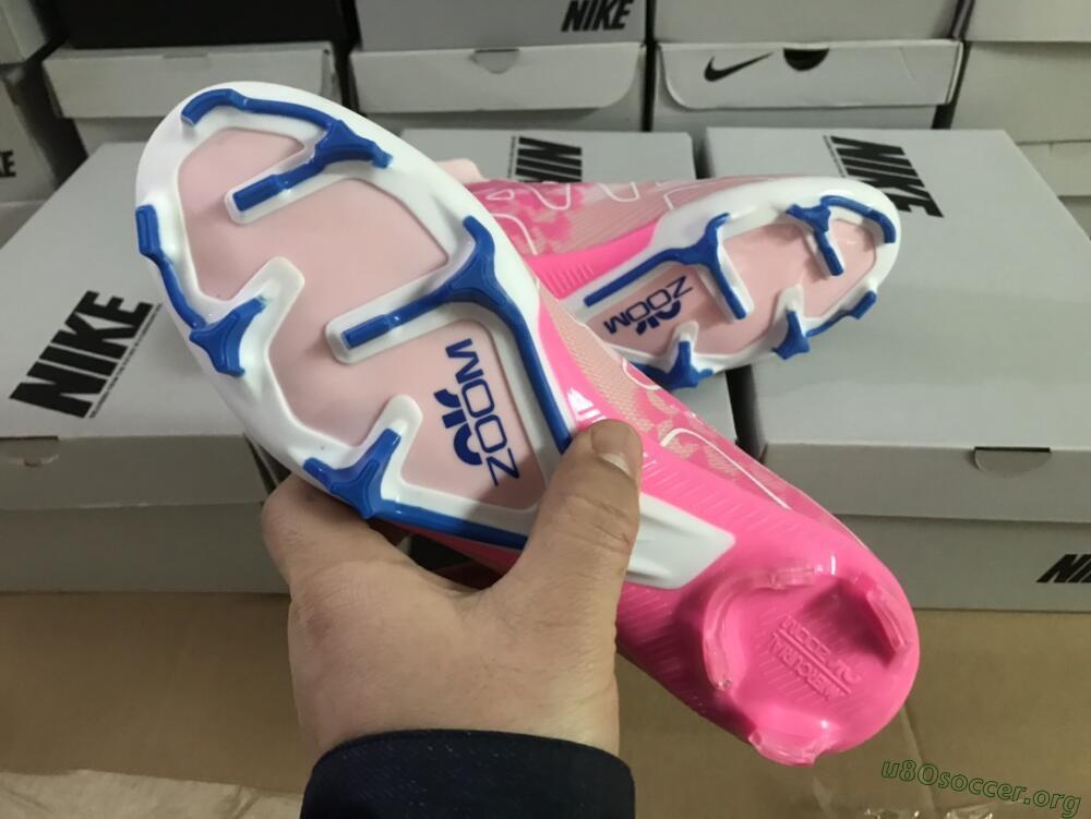 Nike Air Zoom Mercurial Superfly 9 Elite FG Football Boots - Pink/Blue/White