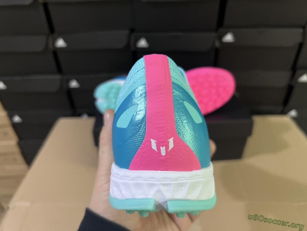 Adidas X Crazyfast.1 TF Football Shoes - Jade/Pink/Purple