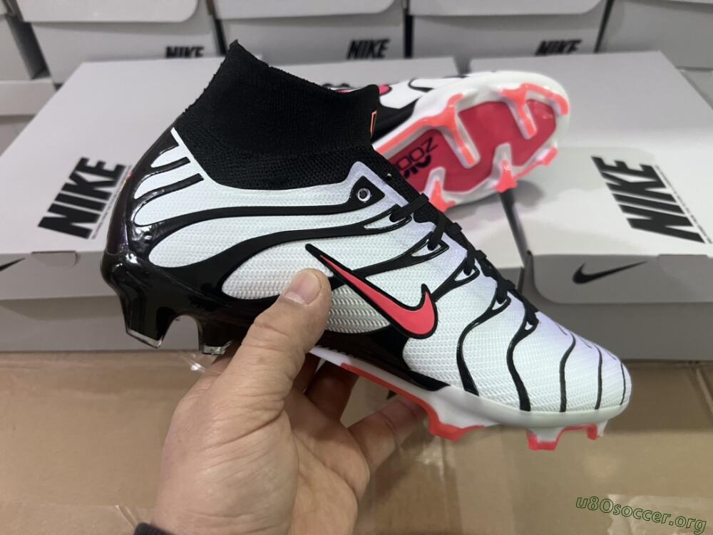 Nike Air Zoom Mercurial Superfly 9 Elite FG Football Boots - White/Black/Red