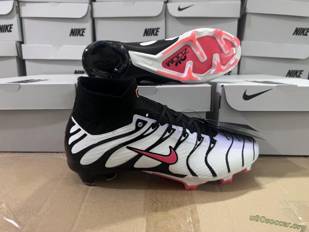 Nike Air Zoom Mercurial Superfly 9 Elite FG Football Boots - White/Black/Red