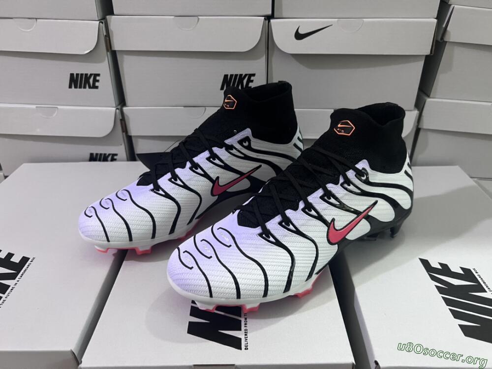 Nike Air Zoom Mercurial Superfly 9 Elite FG Football Boots - White/Black/Red