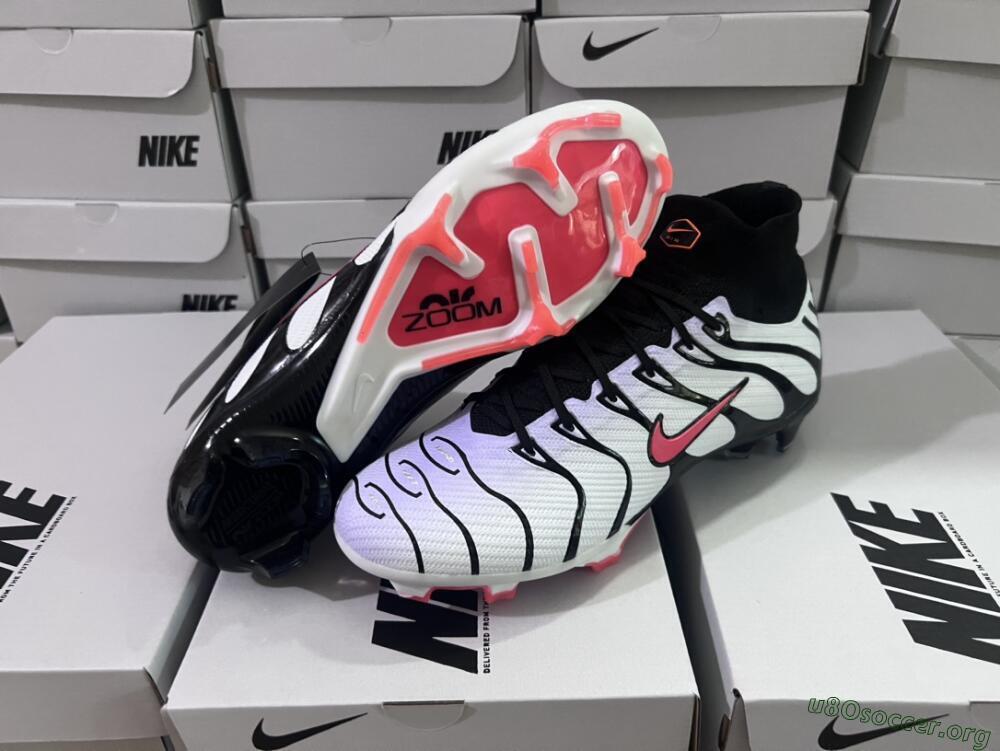 Nike Air Zoom Mercurial Superfly 9 Elite FG Football Boots - White/Black/Red