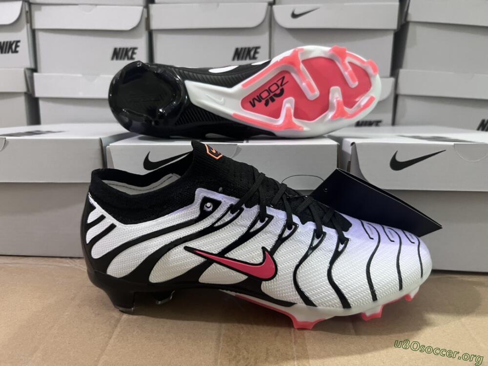 Nike Air Zoom Mercurial Vapor 15 Elite FG Football Boots - White/Black/Red