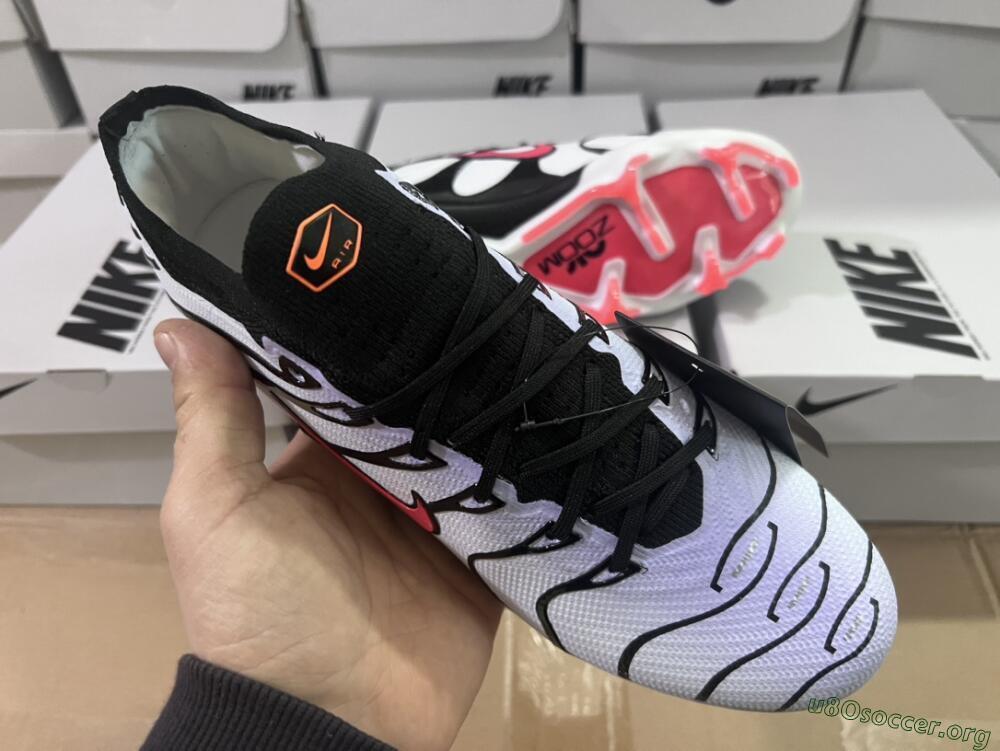 Nike Air Zoom Mercurial Vapor 15 Elite FG Football Boots - White/Black/Red