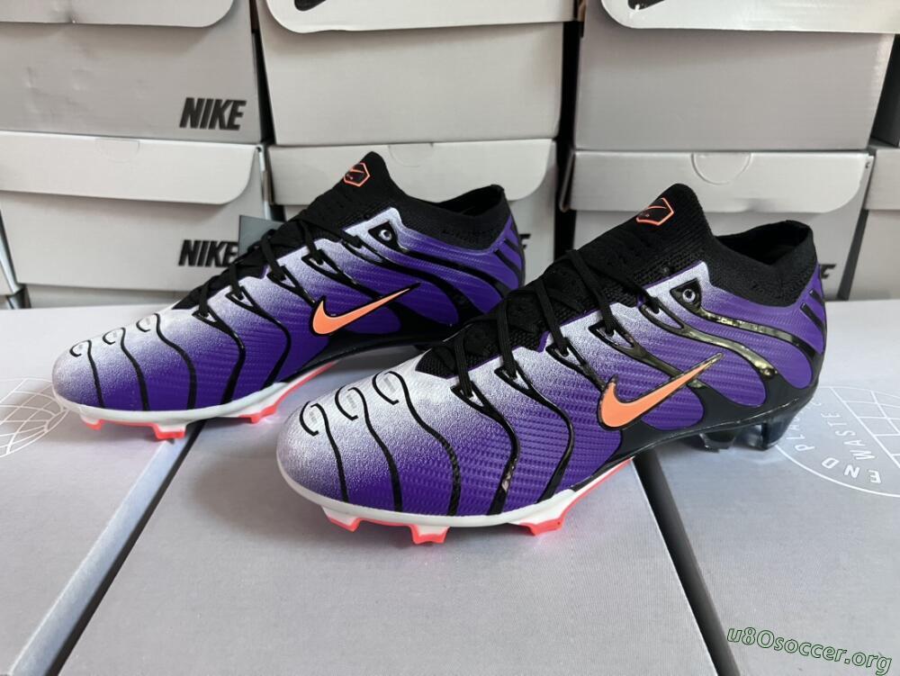 Nike Air Zoom Mercurial Vapor 15 Elite FG Football Boots - Purple/Black/Orange/Gold