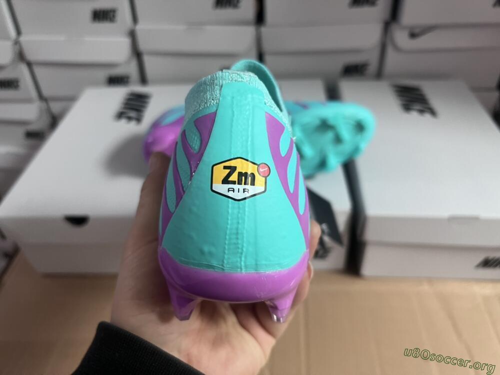Nike Air Zoom Mercurial Vapor 15 Elite FG Football Boots - Jade/Purple/Black