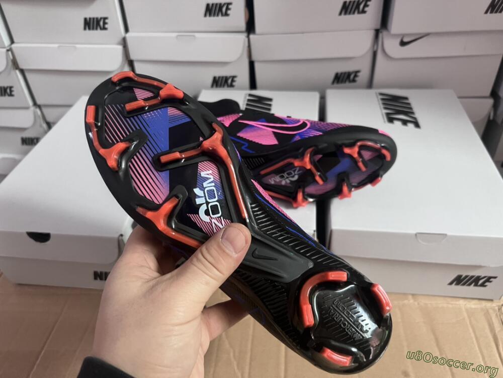 Nike Air Zoom Mercurial Superfly 9 Elite FG Football Boots - Black/Purple/Pink