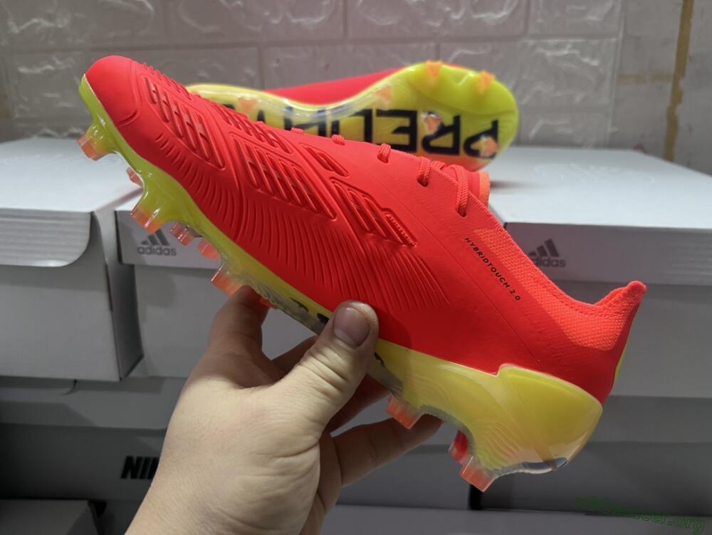 Adidas Predator Accuracy.1 FG Football Boots - Red/Black/Blue