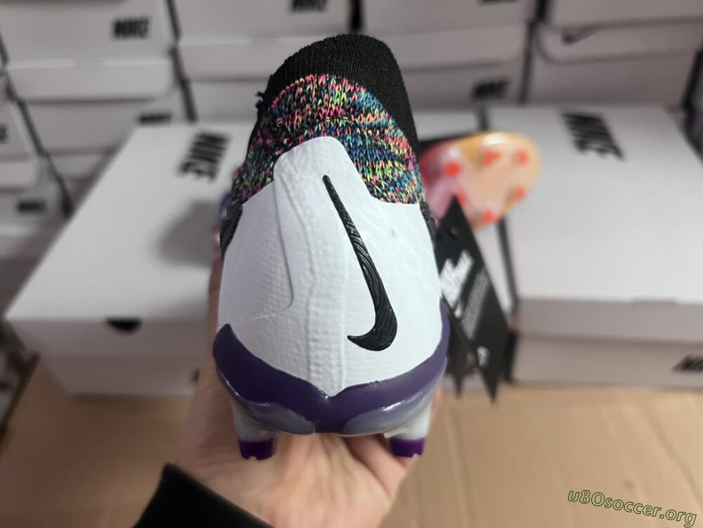 Nike Phantom GX Elite FG Football Boots - Black/Purple/Rainbow