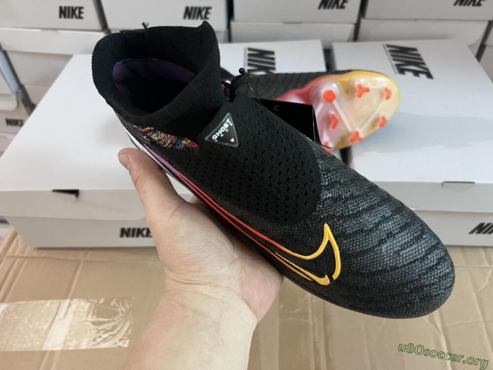 Nike Phantom GX Elite FG Football Boots - Black/Yellow/Orange/Purple