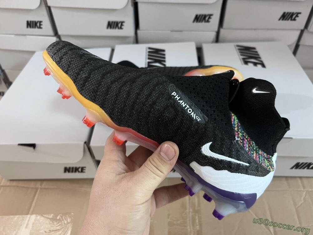 Nike Phantom GX Elite FG Football Boots - Black/Yellow/Orange/Purple
