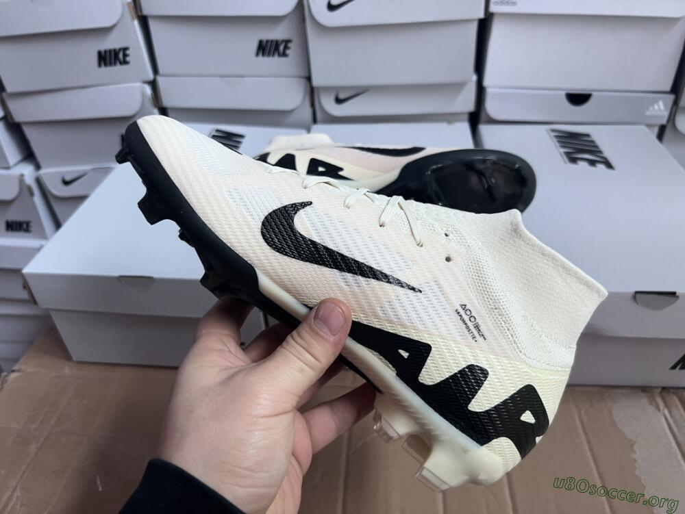 Nike Air Zoom Mercurial Superfly 9 Elite FG Football Boots - Beige/Black