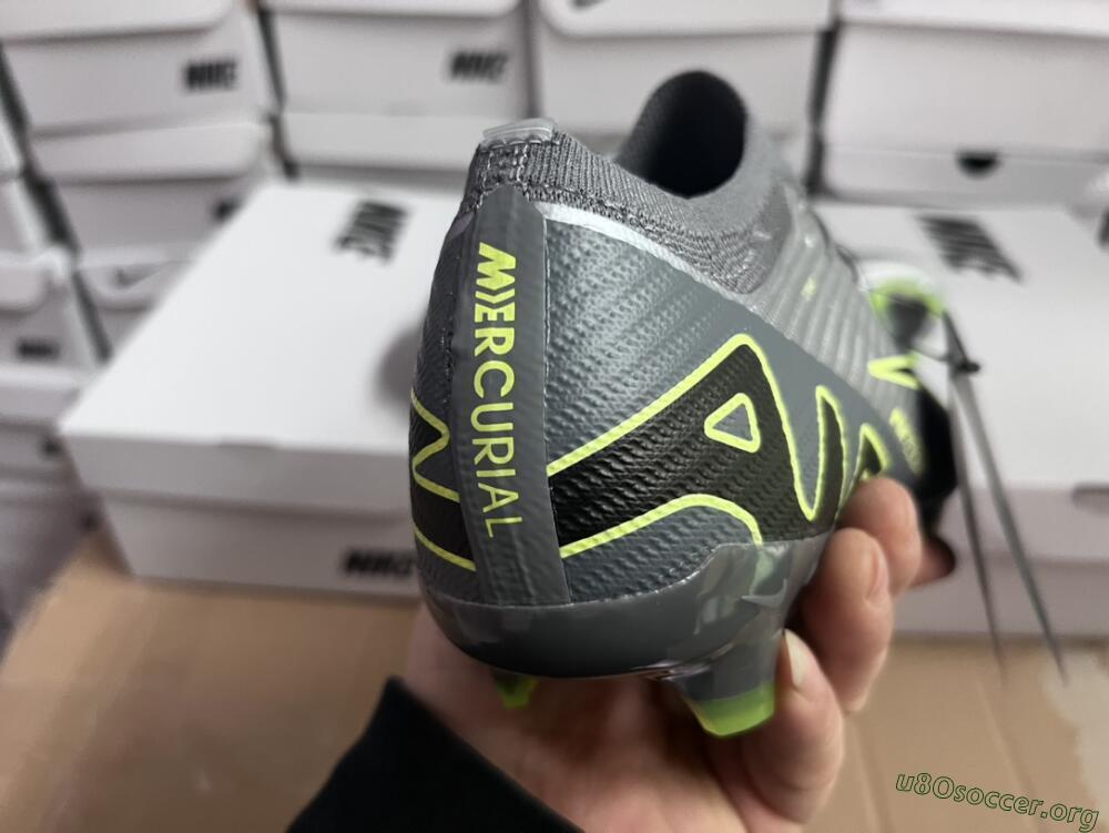 Nike Air Zoom Mercurial Vapor 15 Elite FG Football Boots - Silver/Black/Yellow