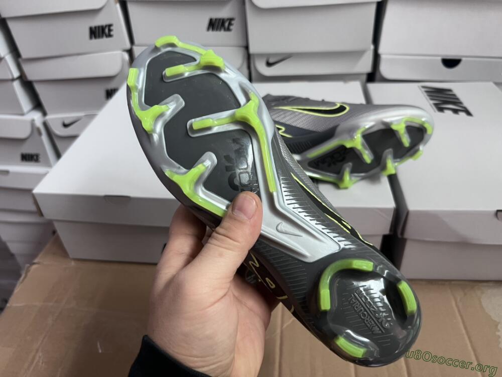 Nike Air Zoom Mercurial Vapor 15 Elite FG Football Boots - Silver/Black/Yellow