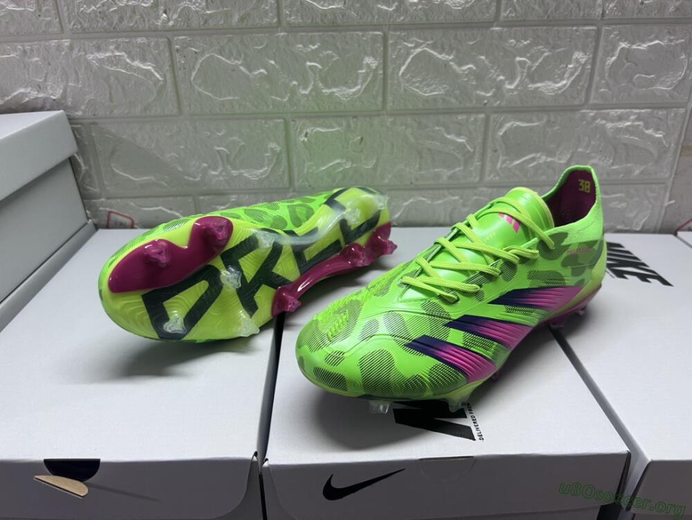 Adidas Predator Accuracy.1 FG Football Boots - Green/Yellow/Purple
