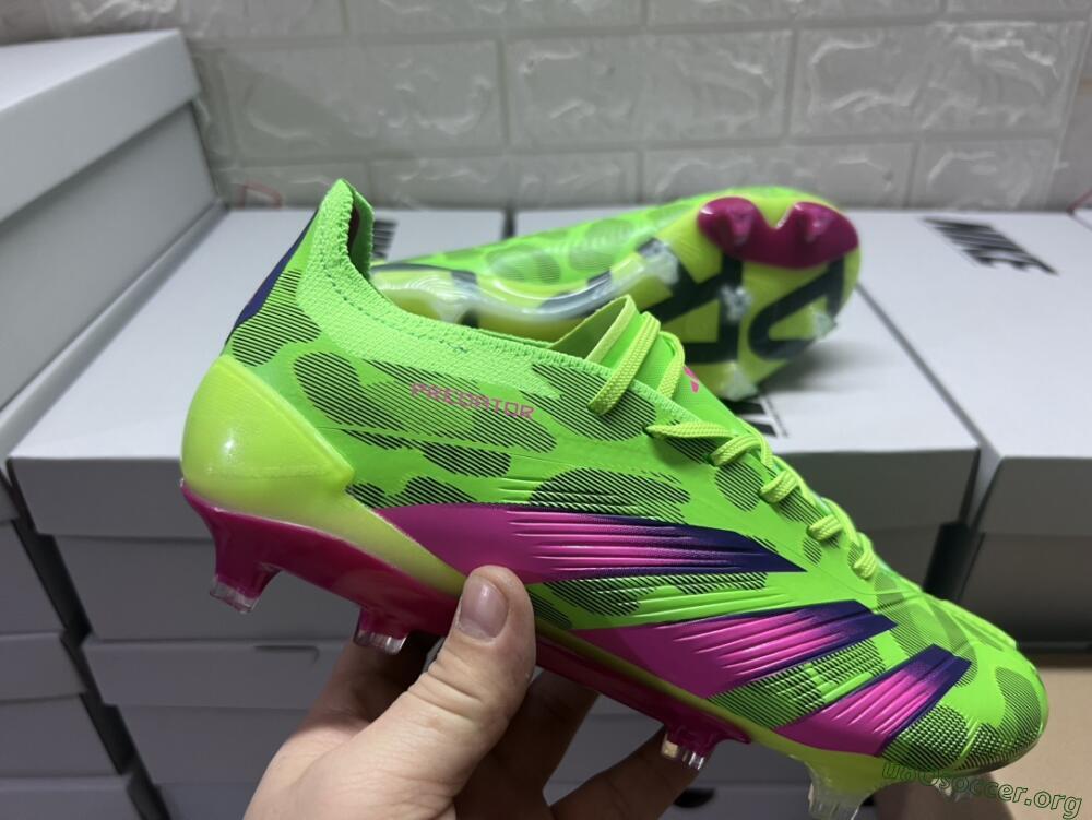 Adidas Predator Accuracy.1 FG Football Boots - Green/Yellow/Purple