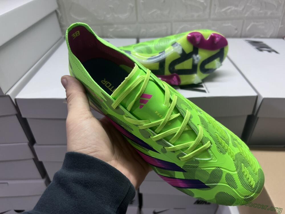 Adidas Predator Accuracy.1 FG Football Boots - Green/Yellow/Purple