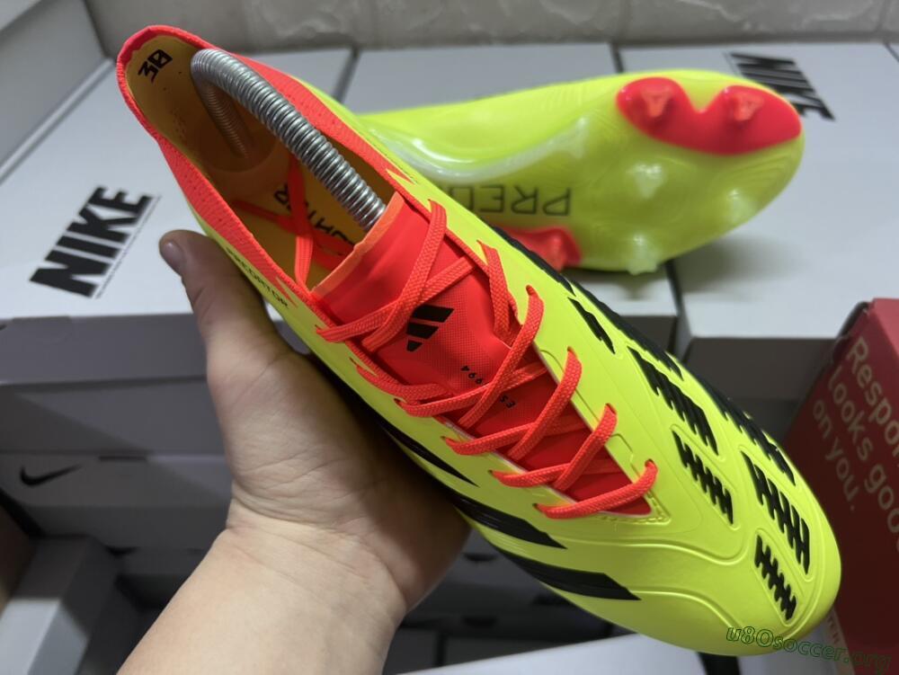 Adidas Predator Accuracy.1 FG Football Boots - Green/Red/Black