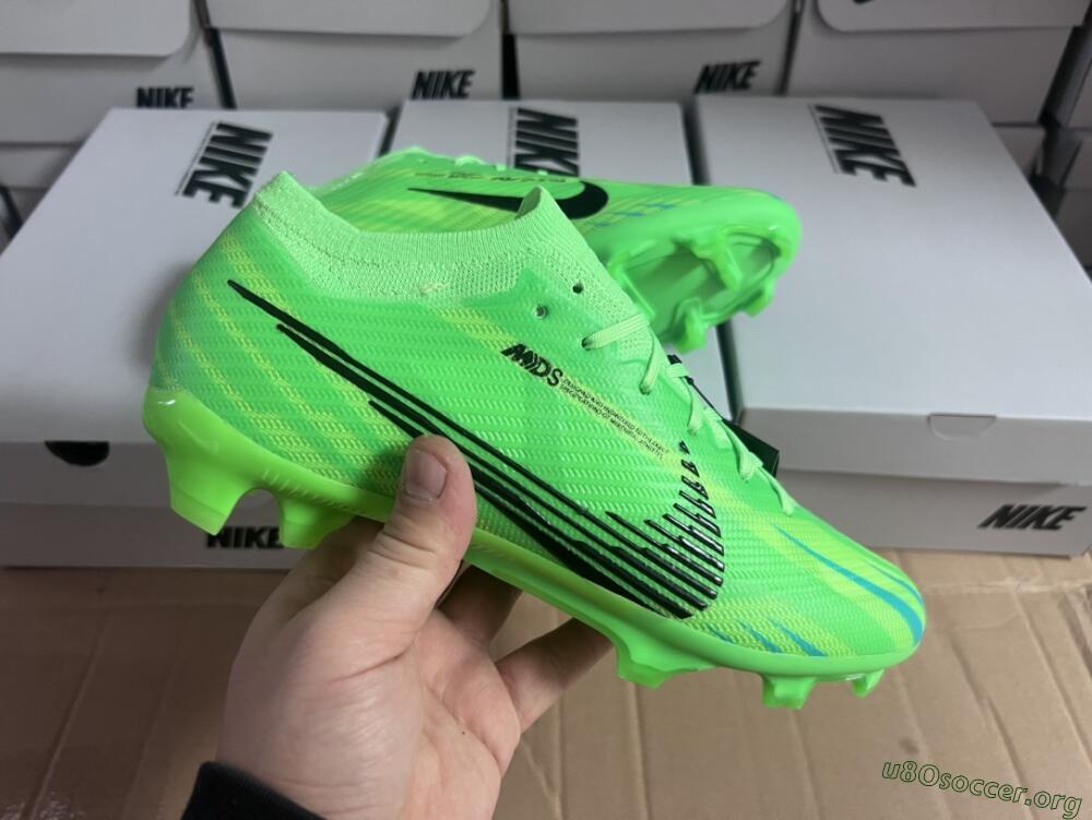 Nike Air Zoom Mercurial Vapor 15 Elite FG Football Boots - Green/Yellow/Black