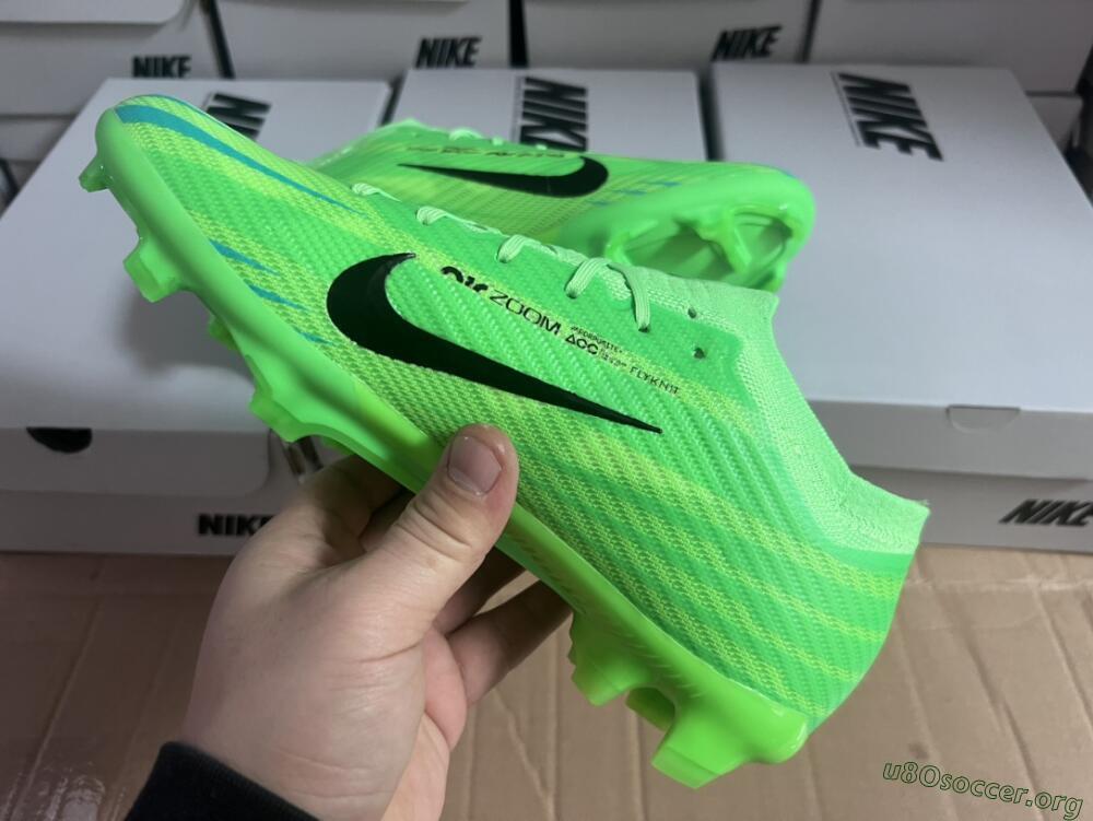 Nike Air Zoom Mercurial Vapor 15 Elite FG Football Boots - Green/Yellow/Black
