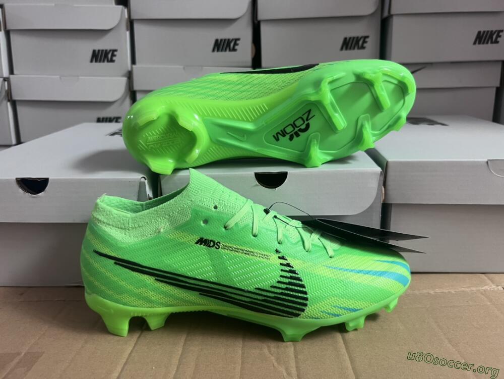 Nike Air Zoom Mercurial Vapor 15 Elite FG Football Boots - Green/Yellow/Black