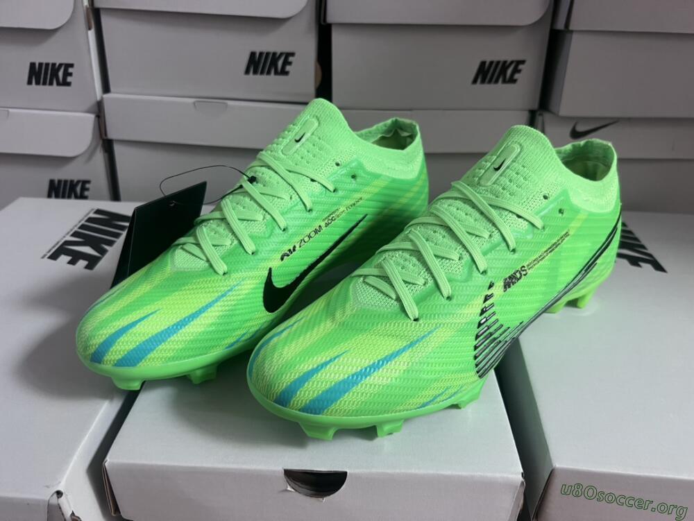 Nike Air Zoom Mercurial Vapor 15 Elite FG Football Boots - Green/Yellow/Black